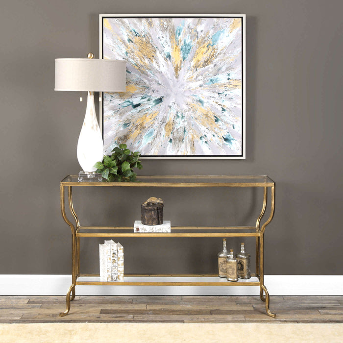 Deline - Console Table - Gold