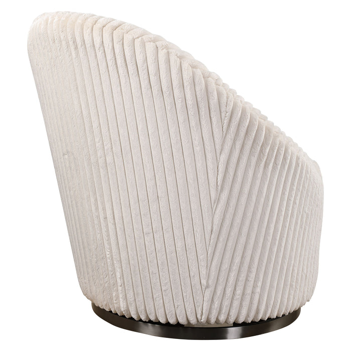 Crue - Swivel Chair - White