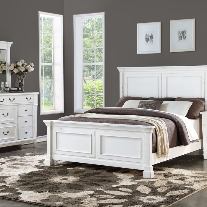 Stoney Creek - 3 Drawer Nightstand - Weathered White