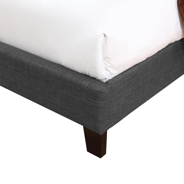 Madison - Upholstered Bed Kit - Charcoal Gray