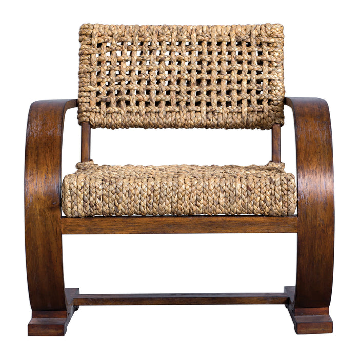 Rehema - Natural Woven Accent Chair - Beige