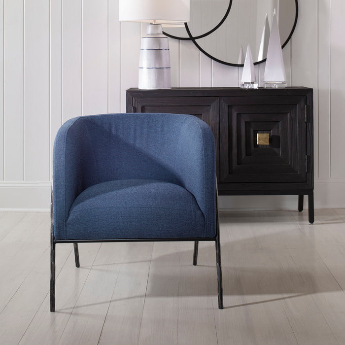 Jacobsen - Barrel Chair - Denim