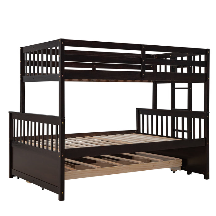 Bunk Bed With Twin Size Trundle And Drawers