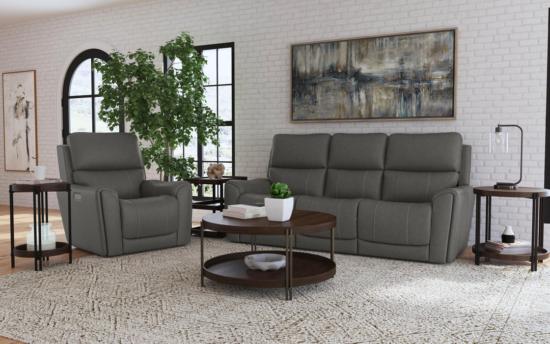 Carter - Power Reclining Sofa With Console & Power Headrests & Lumbar