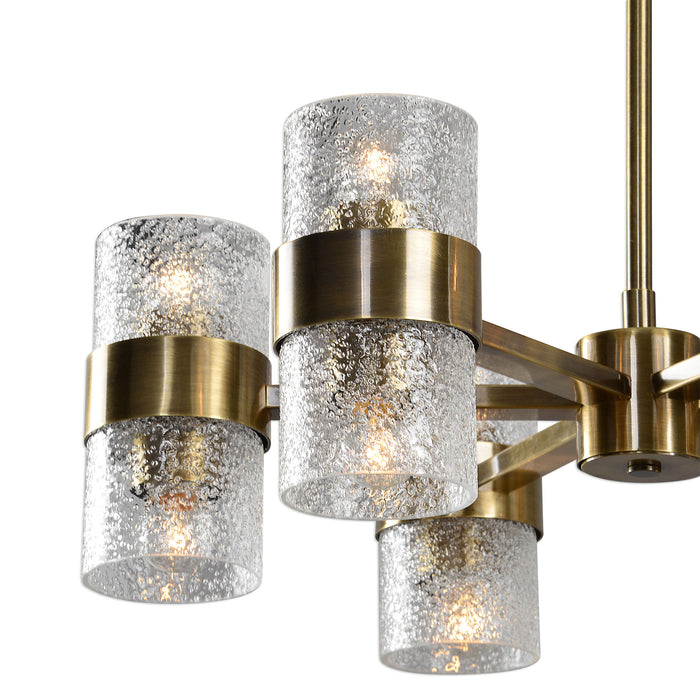 Marinot - 12 Light Chandelier - Gold