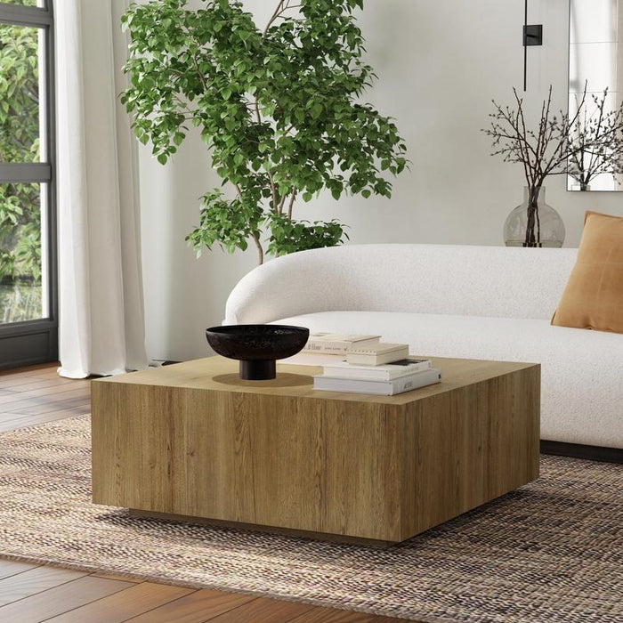 Layne - Square Coffee Table With Casters