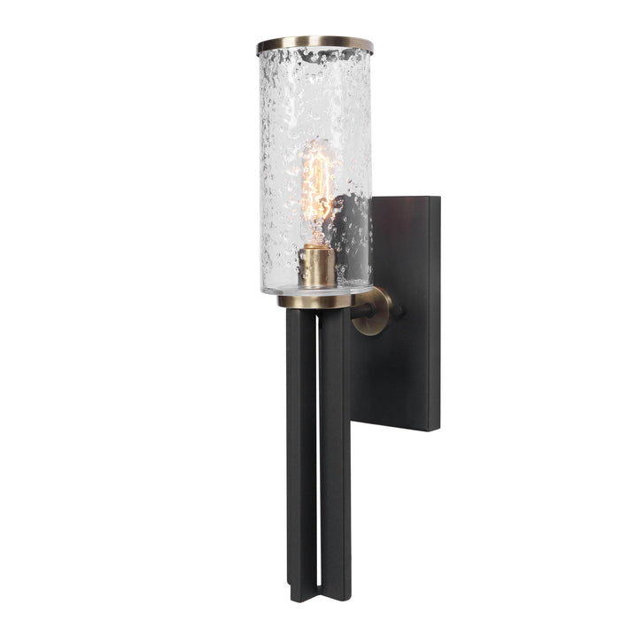 Jarsdel - 1 Industrial Sconce - Black