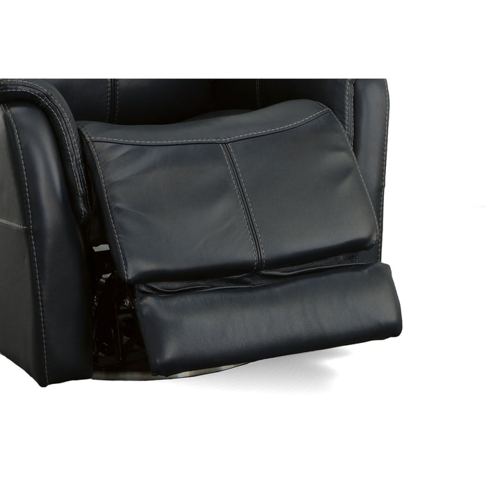 View - Swivel Power Recliner with Power Headrest & Lumbar