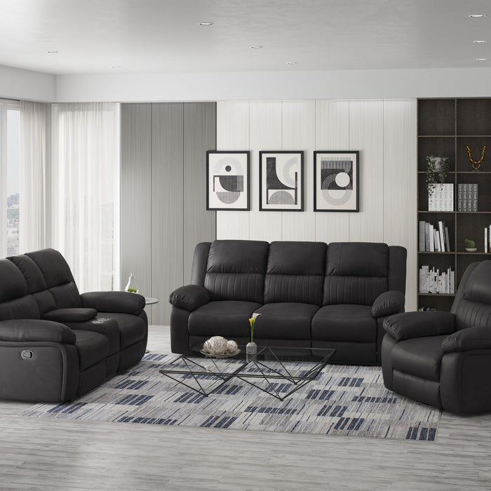 Navaro - Swivel Gliding Recliner - Black Licorice