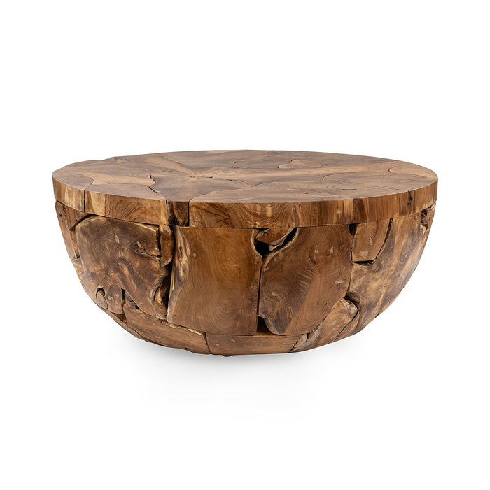 Garford - Teak Wood 40" Coffee Table - Natural