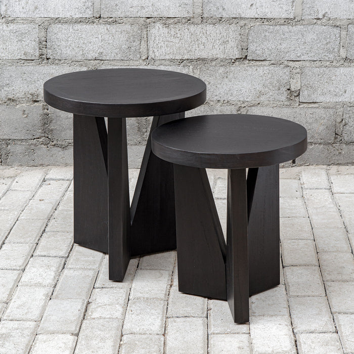 Nadette - Nesting Tables (Set of 2) - Black