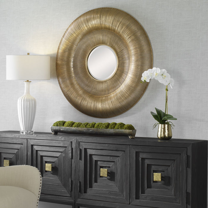 Bauble - Round Mirror - Gold