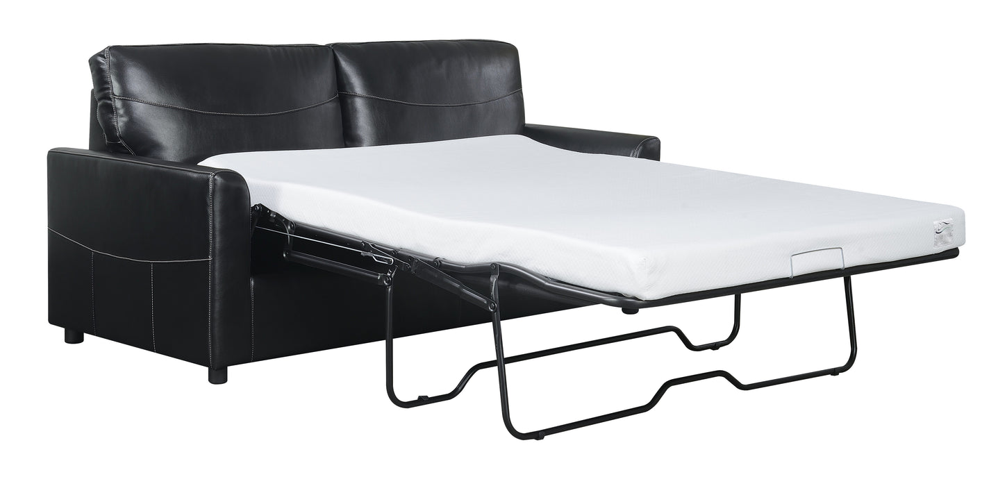 Slumber - Sleeper-Gel Foam Mattrss - Black - Fabric