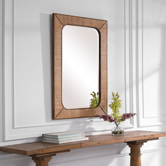 Tahiti - Rattan Mirror - Light Brown