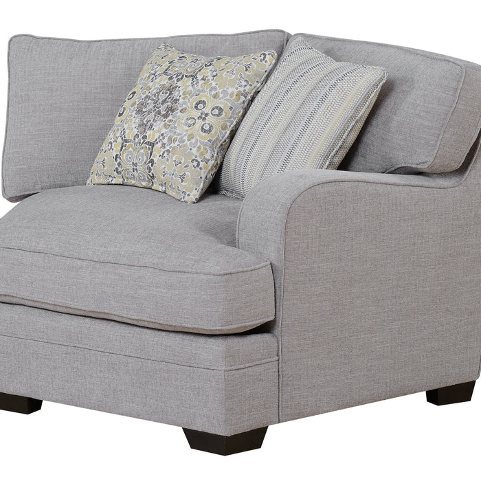 Analiese - Cuddler Sectional - Dove Gray