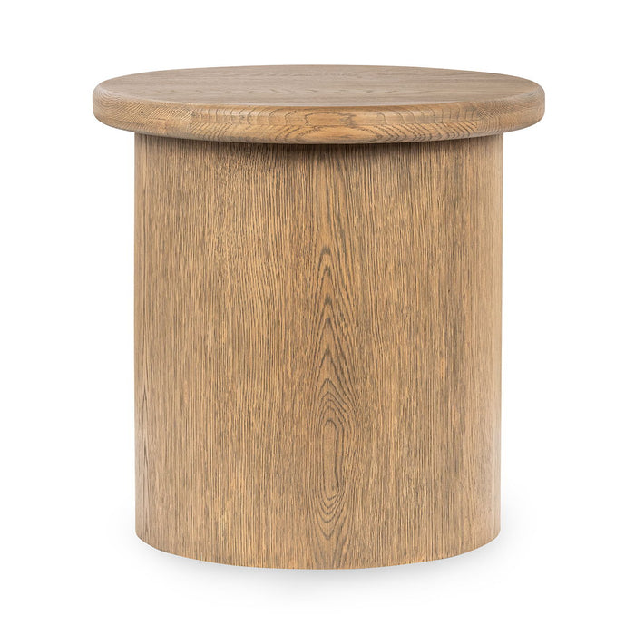 Runa - Oak Veneer 22" End Table - Latte Brown