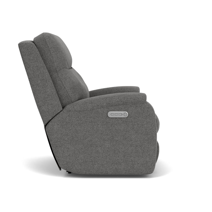 Penn - Power Rocking Recliner with Power Headrest & Lumbar