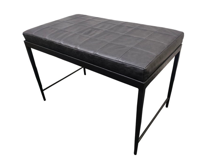 Malo - 28" Leather Bench