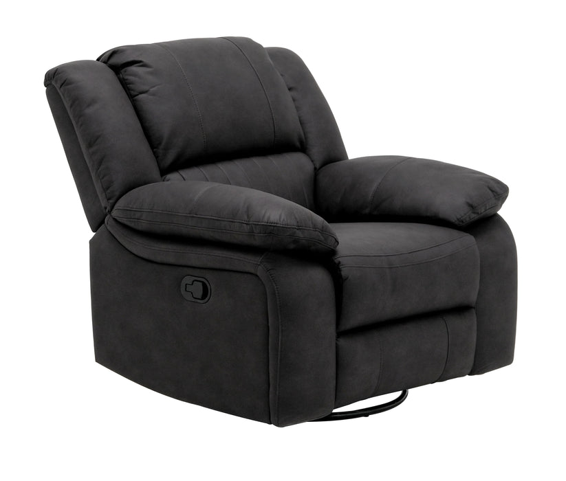 Navaro - Swivel Gliding Recliner - Black Licorice