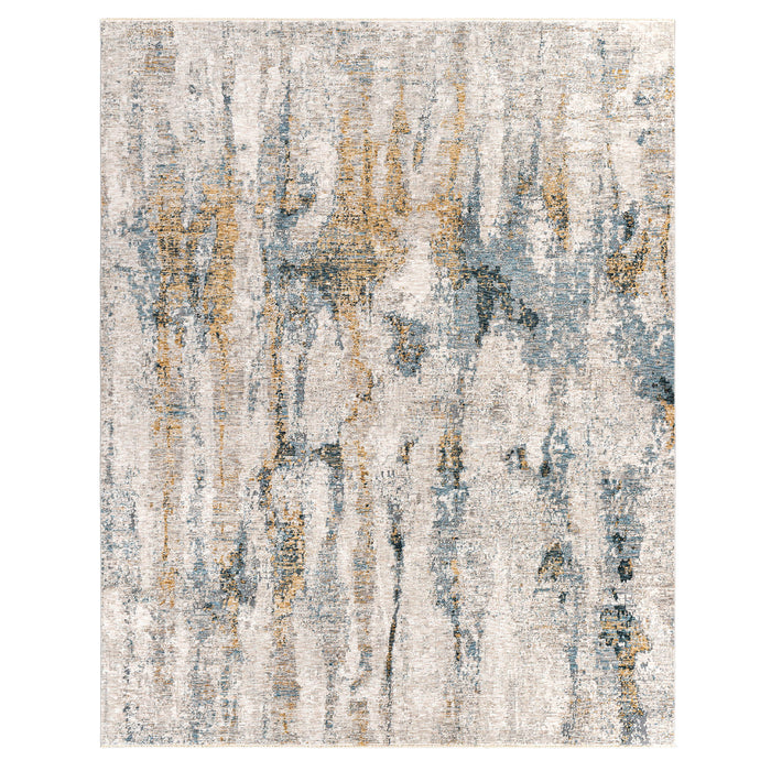 Ladoga - Modern 9 X 12 Rug - Pearl Silver