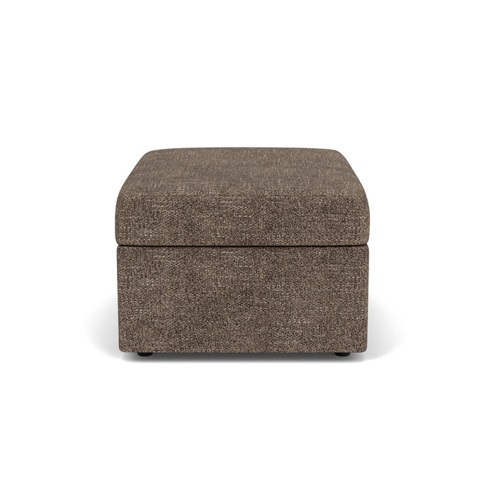 Sky - Storage Ottoman - Pearl Silver