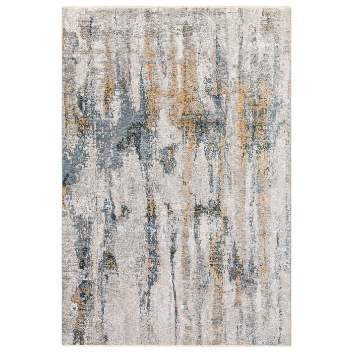 Ladoga - Modern 9 X 12 Rug - Pearl Silver