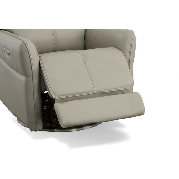 Spin - Swivel Power Recliner with Power Headrest & Lumbar