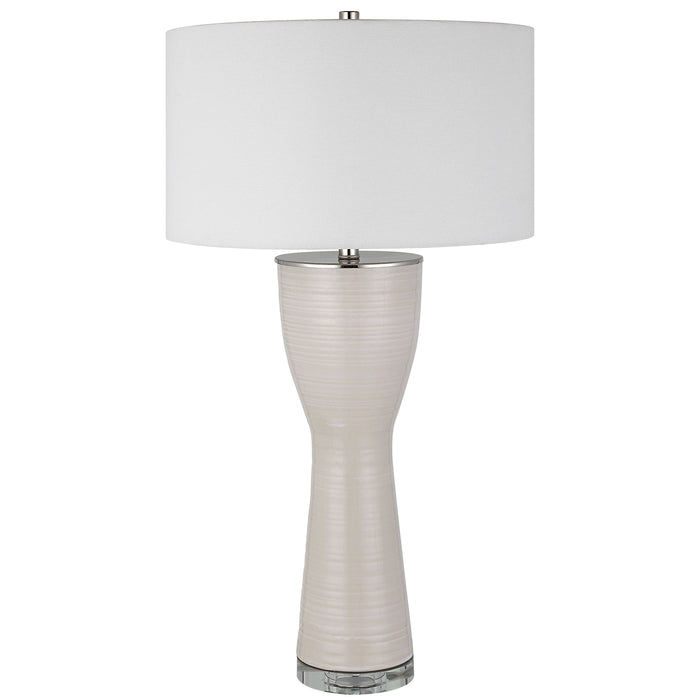 Amphora - Glaze Table Lamp - Off-White