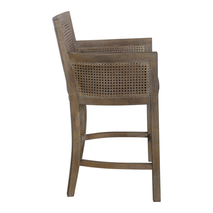 Encore - Counter Stool - Light Brown & Black