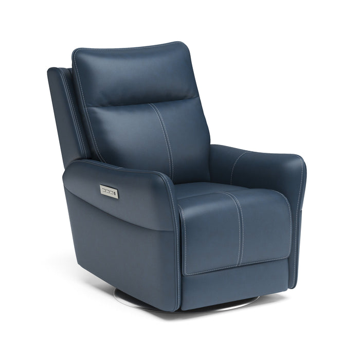 Spin - Swivel Power Recliner with Power Headrest & Lumbar