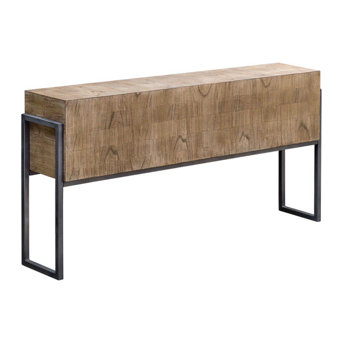 Nevis - Contemporary Console Table - Light Brown