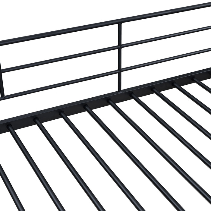 Bunk Bed With Lateral Storage Ladder And Wardrobe