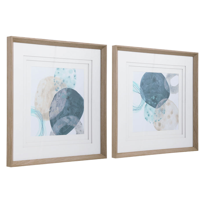 Circlet - Modern Prints (Set of 2) - Blue