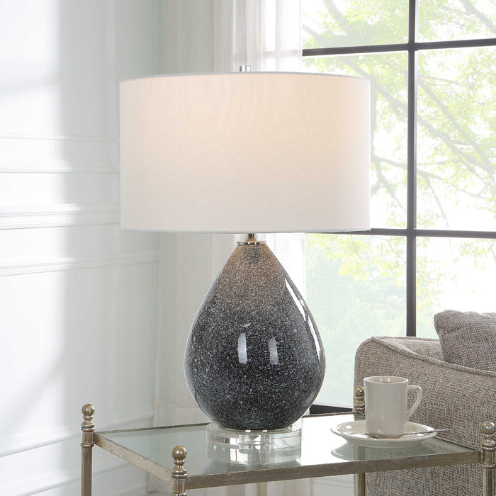 Nebula - Speckled Glaze Table Lamp - Gray