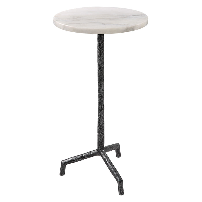 Puritan - White Marble Drink Table