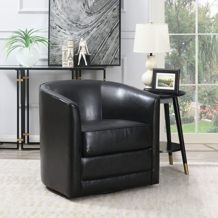 Milo - Swivel Chair - Classic Black