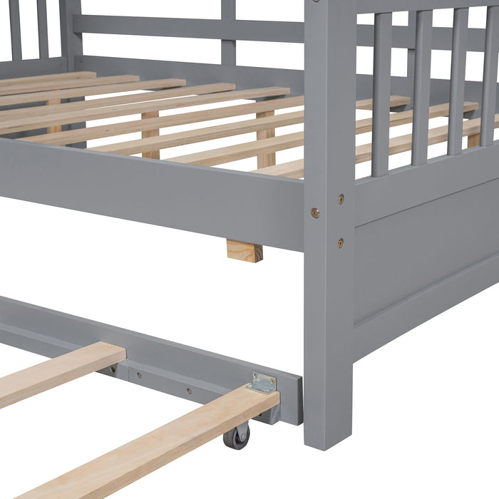 Modern Design House Bed With Storage Shelf