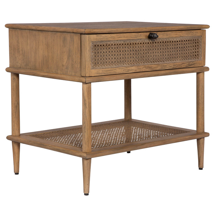 Coast - Tattan Cane Side Table - Light Brown