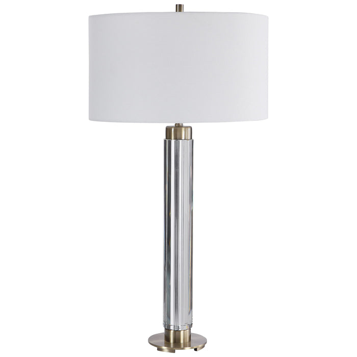 Davies - Modern Table Lamp - Pearl Silver