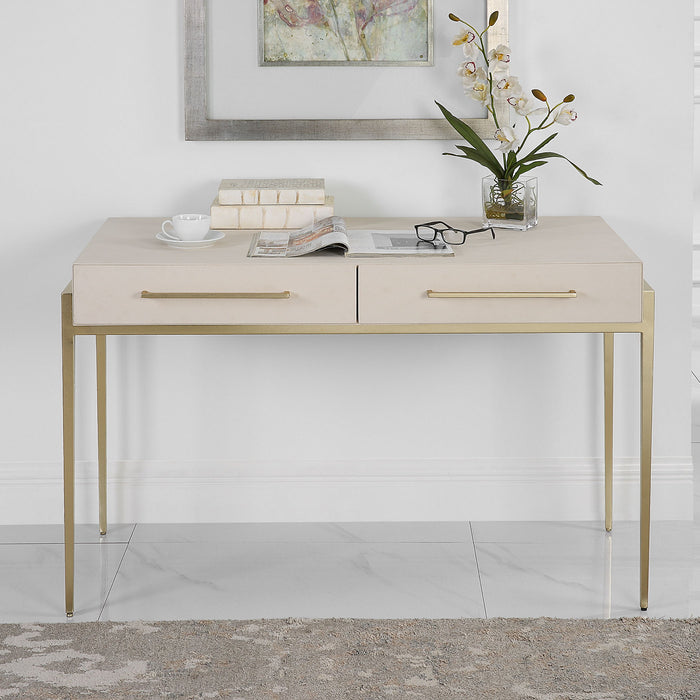 Jewel - Modern White Desk