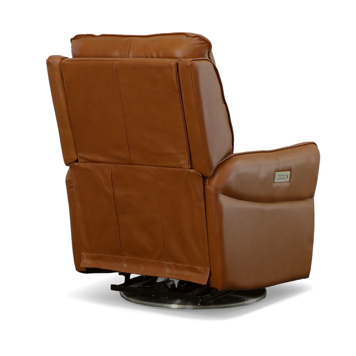 Spin - Swivel Power Recliner with Power Headrest & Lumbar