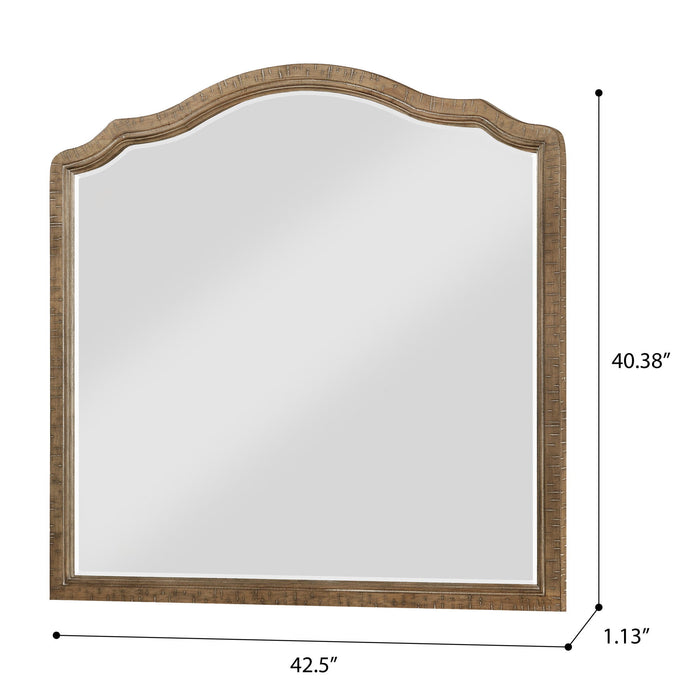 Interlude - Landscape Mirror - Sandstone Buff