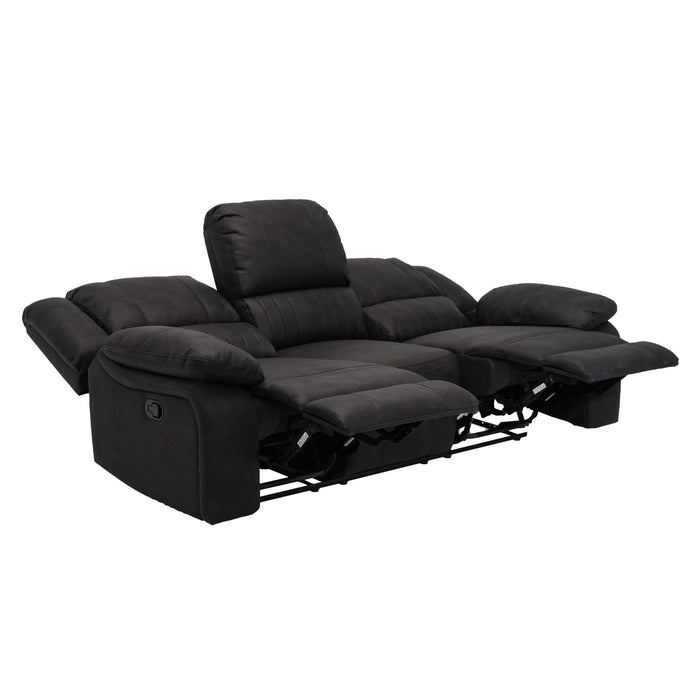 Navaro - Reclining Sofa - Black Licorice