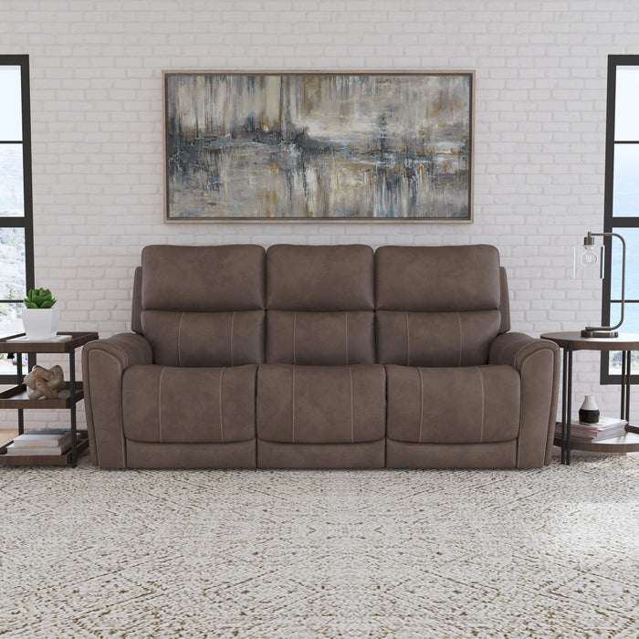 Carter - Power Reclining Sofa With Console & Power Headrests & Lumbar