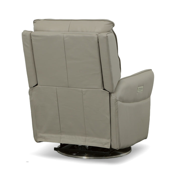 Spin - Swivel Power Recliner with Power Headrest & Lumbar