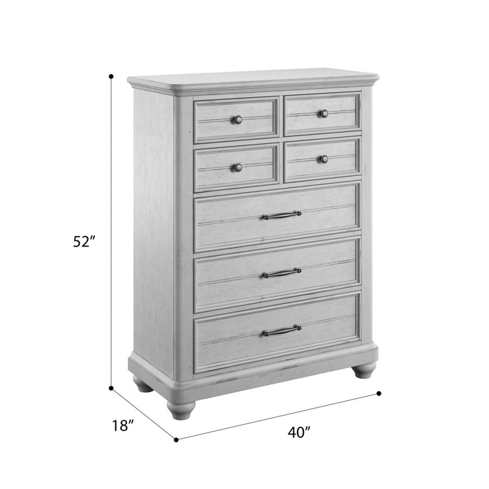 New Haven - 7-Drawer Chest - Oyster Shell