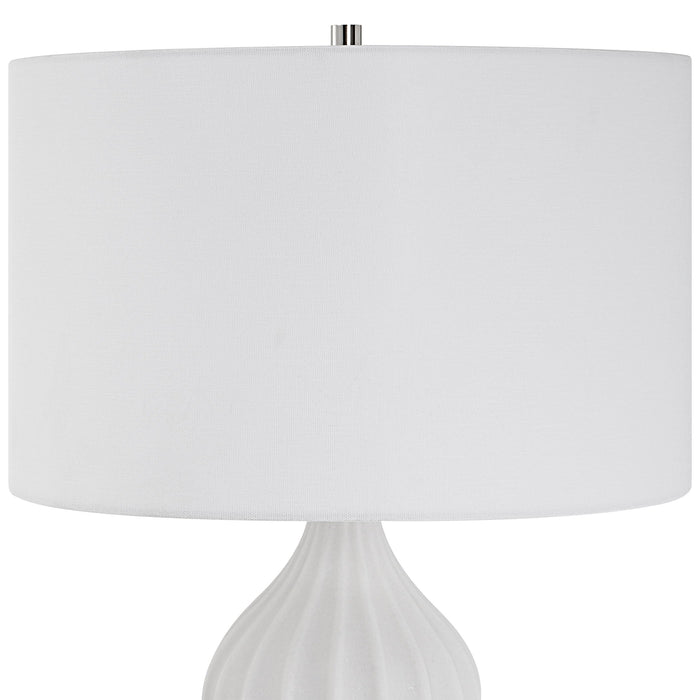 Antoinette - Marble Table Lamp - White