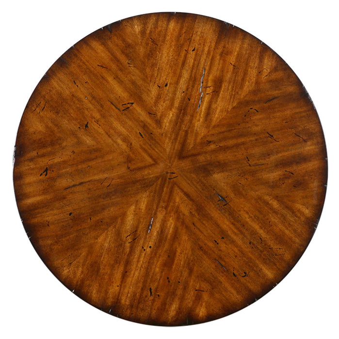 Carmel - Round Lamp Table - Dark Brown