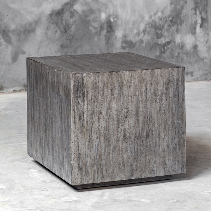 Kareem - Modern Side Table - Gray