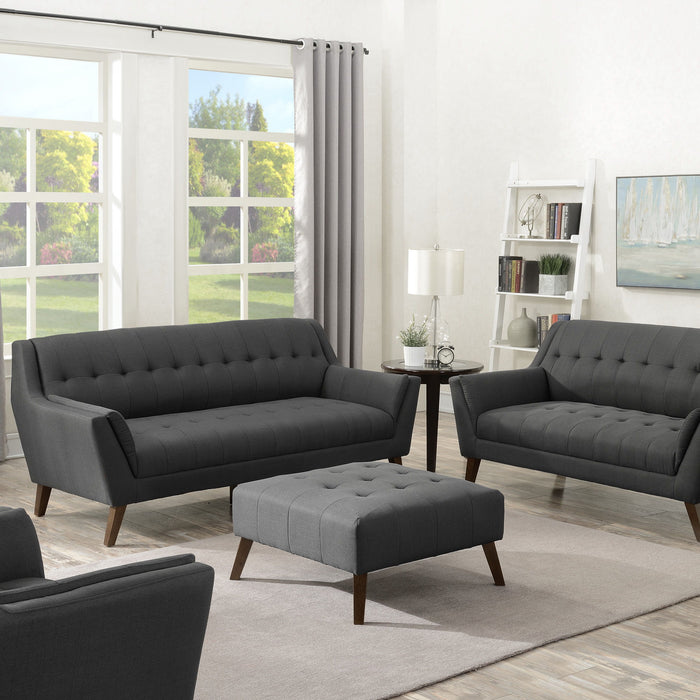 Binetti - Loveseat - Charcoal Pebble